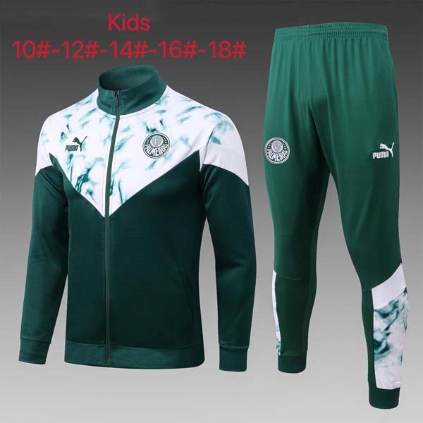 Ninos Chandal Palmeiras 2023 2024 Verde Blanco